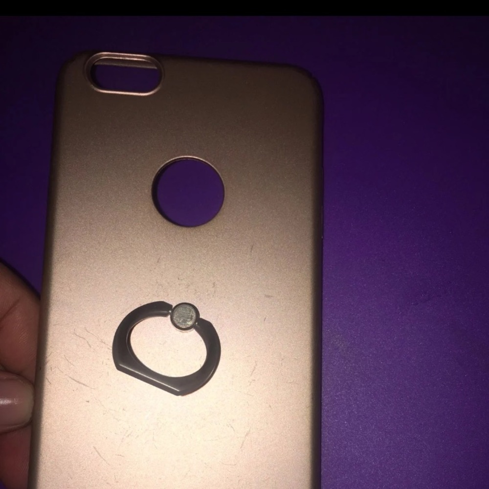 Iphone case + ring 6/6s plus